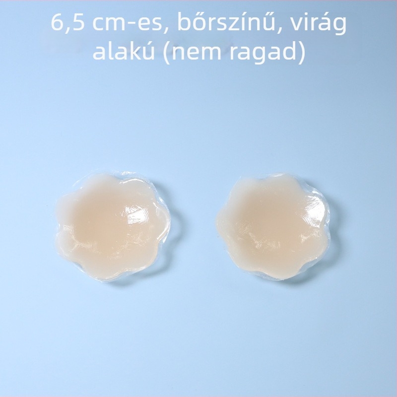 Láthatatlan szilikon mellpadok kis mellekhez, push-up hatás, átlátszó melltartó betét