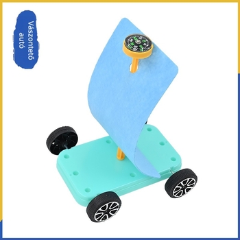 DIY fizika készlet gyerekeknek - műanyag oktatási készlet Blue Elephant márka, 7-14 éveseknek
