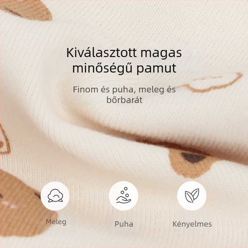 Póló sapka babáknak és gyerekeknek, nyomtatott pamut-Lycra anyagból, fülvédő, nyak melegítése, szélálló, téli