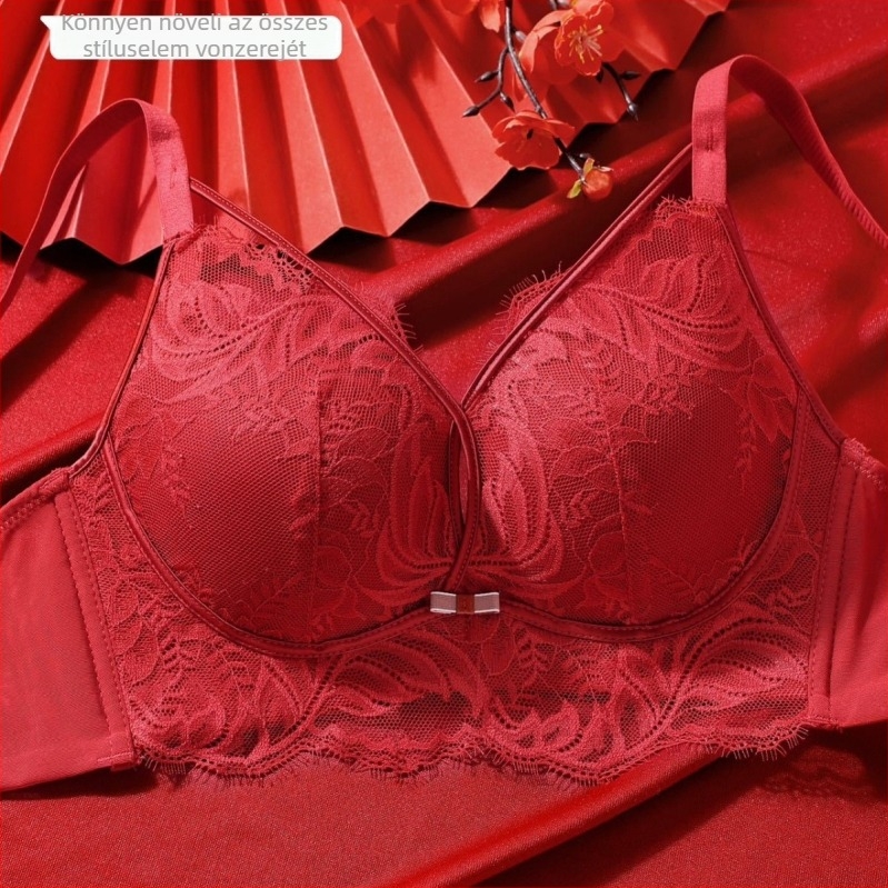 Cross-Back Push-Up melltartó készlet, vastag formázó kosár, 3/4 kosár, nylon anyag, hátsó három sor csat