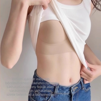 Láthatatlan Király: Sima tanktop melltartó beépített kosarakkal, vezeték nélküli, 3/4 kosár
