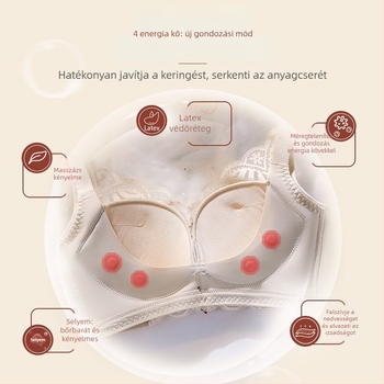 Selyemcsipkés latex drót nélküli melltartó készlet kismellűeknek, összegyűjtésre és formázásra