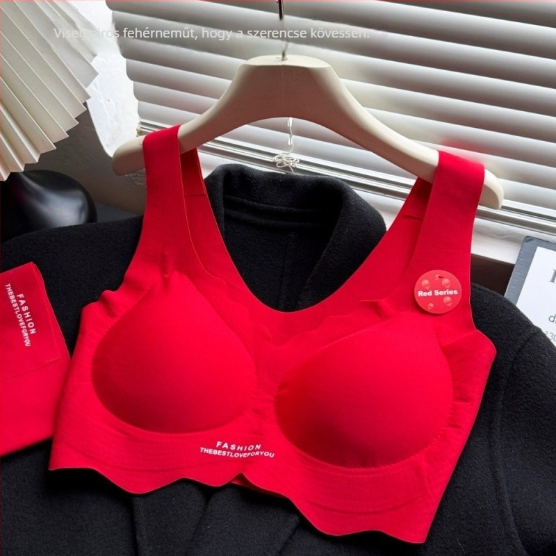 Nylon női push-up melltartó, 3/4 kosár, formázó betétekkel, vest-stílusú