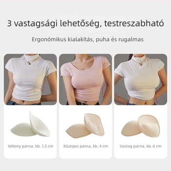 3/4 kosaras szett, formázott kosarak, felső vékony és alsó vastag dizájn, rögzített dupla vállpántok, gyűrődés, nyom nélkül, felső támasz
