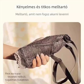 Sexi merevítők nélküli melltartó készlet a gyönyörű hátsó részhez, kis melltartóhoz, állítható hátsó zárás, push-up hatás