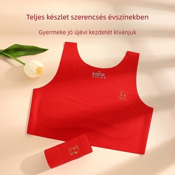 Lányoknak szóló mellény-stílusú melltartó készlet nylonból, teljes kosaras, lélegző és kényelmes