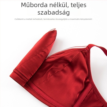Mulberry selyemből készült melltartó szett, 3/4 kosár, ultra vékony formázott kosár, rögzített dupla pántok, hátsó háromsoros zár