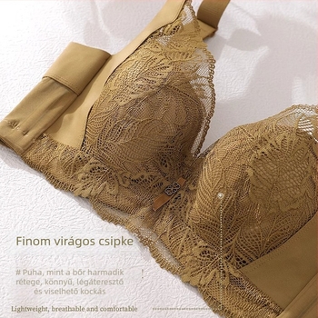 Állítható melltartó push-up hatással, oldalsó formázással, 3/4-es kosár, formázott kosár, hátul négy kapocssorral, luxus dizájn
