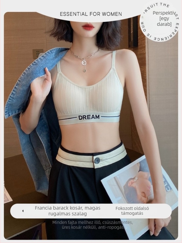 Billian Zökkenőmentes sportmelltartó, acélgyűrűk nélkül, 3/4 kosár, formázott kosár felső része vékony, alsó rész vastagabb, nylon belső spandex 30–50%