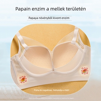 Latex női fehérnemű push-up melltartó kis mellekhez, anti-lógás elleni, oldalsó mell-támogatás, varrás nélküli, vezeték nélküli, ultra vékony formázott kosár, őszi-téli