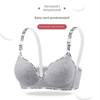 Drót nélküli melltartó, 3/4 kosár, vékony formázott kosár habból, lélegző poliészter anyag