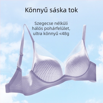 Varrat nélküli Push-Up melltartó, könnyű kosarakkal, kényelmes viselet