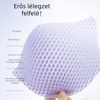 Varrat nélküli Push-Up melltartó, könnyű kosarakkal, kényelmes viselet