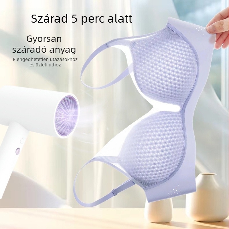 Varrat nélküli Push-Up melltartó, könnyű kosarakkal, kényelmes viselet