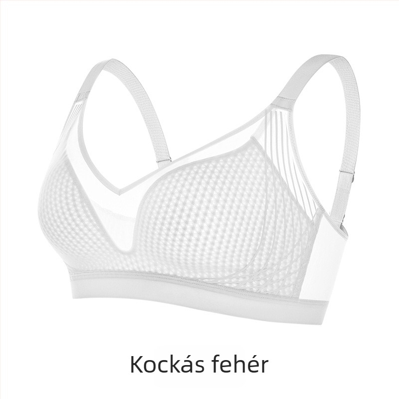 Varrat nélküli Push-Up melltartó, könnyű kosarakkal, kényelmes viselet