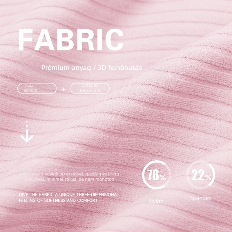 Női jóga top mellkas párnázással, lélegző, szorosan illeszkedő, 78% nylon, 22% spandex, tavasz–nyár 2024