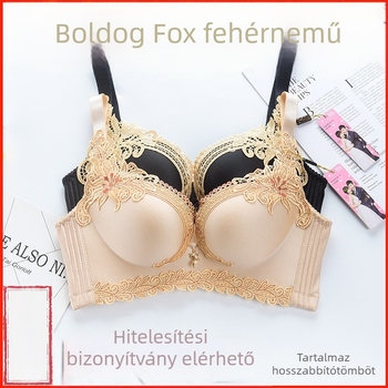 Melltartó gyűjtő funkcióval, fő anyag: nejlon Ice Silk, kosár forma: felül vékony, alul vastag, rögzített dupla vállpántok, hátul négy sor kapocs