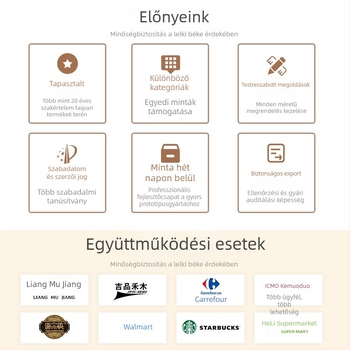 Akácfából készült leveskanál kampóval, függeszthető fa konyhai eszköz