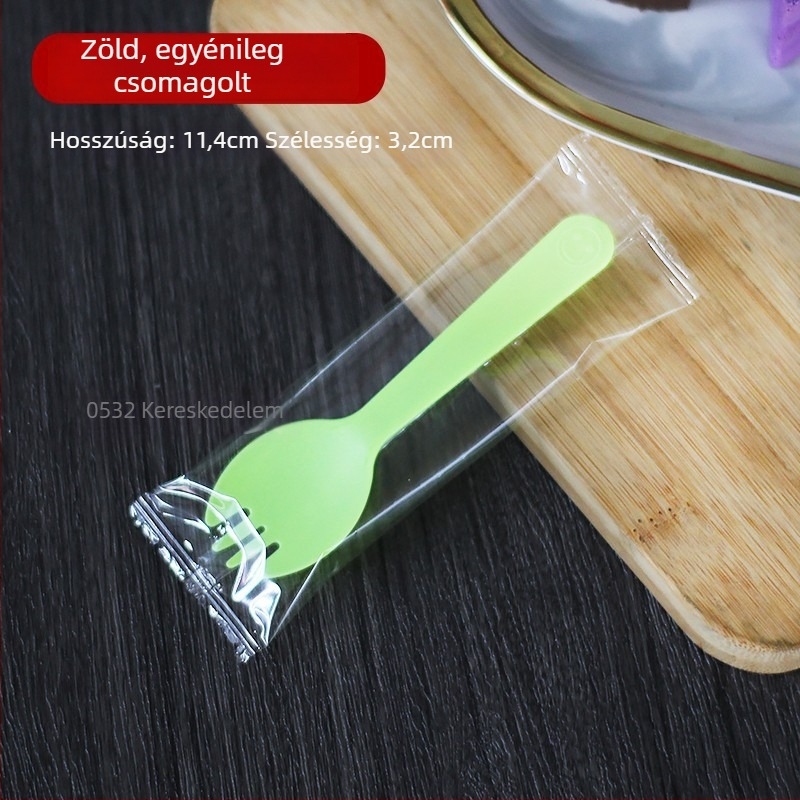 Egyszer használatos sült édesburgonya villa, egyedi csomagolásban, PP anyagból, vastag és törésálló.