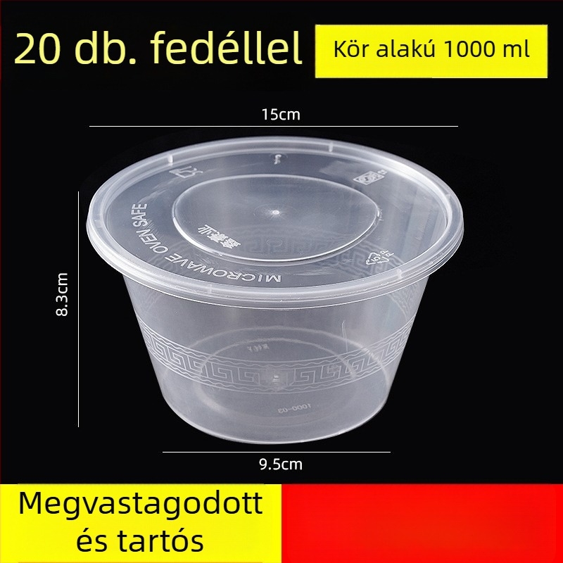 Egyszer használatos műanyag étkészlet, 30 csomag egy dobozban, biológiailag lebomló, mikróhullámú sütő nem alkalmas, Hanggrids