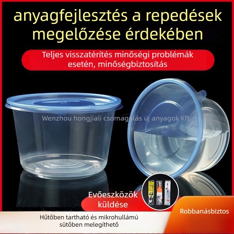 Egyszer használatos tál, megerősített PP5, hőálló, mikrohullámú sütőben használható, logó nyomtatás