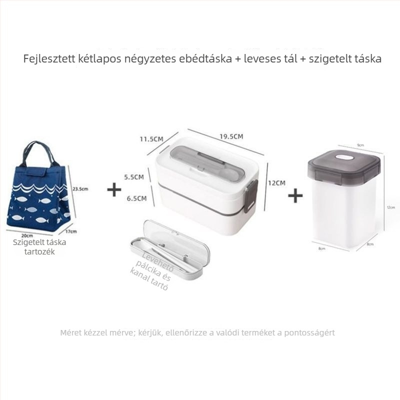 Mikrohullámú sütőhöz alkalmas ebédes doboz japán stílusban, műanyagból, kapacitás <300 ml, egy rétegű, hordozható