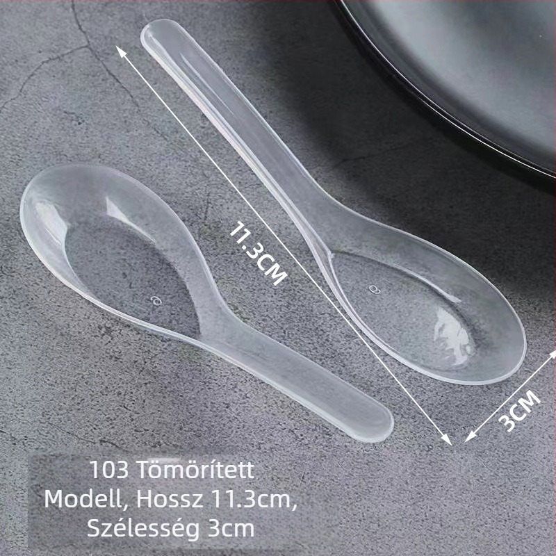 Yongxie egyszer használatos tál, kerek, 360 ml, műanyag, logó nyomtatva, testreszabható