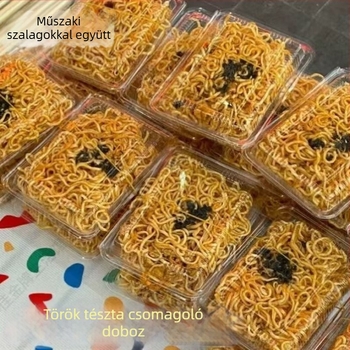 Műanyag egyszer használatos ételkészítő doboz fedéllel, átlátszó, alkalmas gyümölcsre és hűtött ételekhez