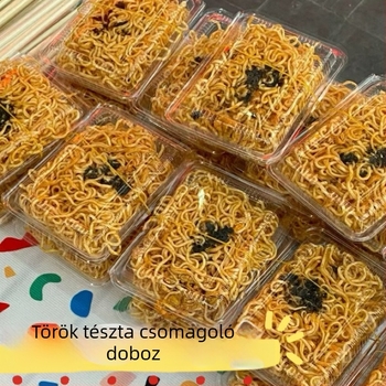 Műanyag egyszer használatos ételkészítő doboz fedéllel, átlátszó, alkalmas gyümölcsre és hűtött ételekhez