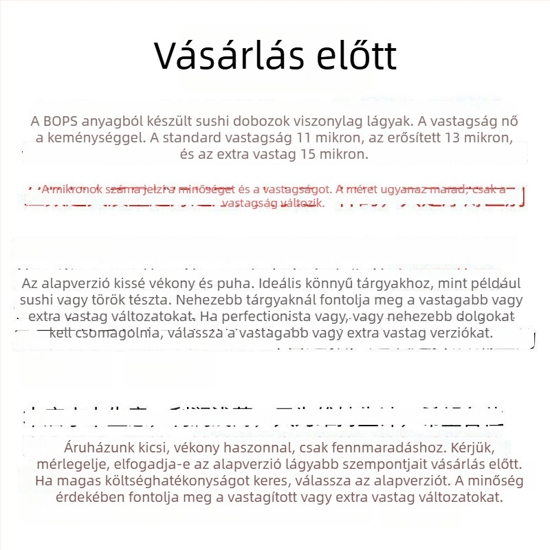 Műanyag egyszer használatos ételkészítő doboz fedéllel, átlátszó, alkalmas gyümölcsre és hűtött ételekhez