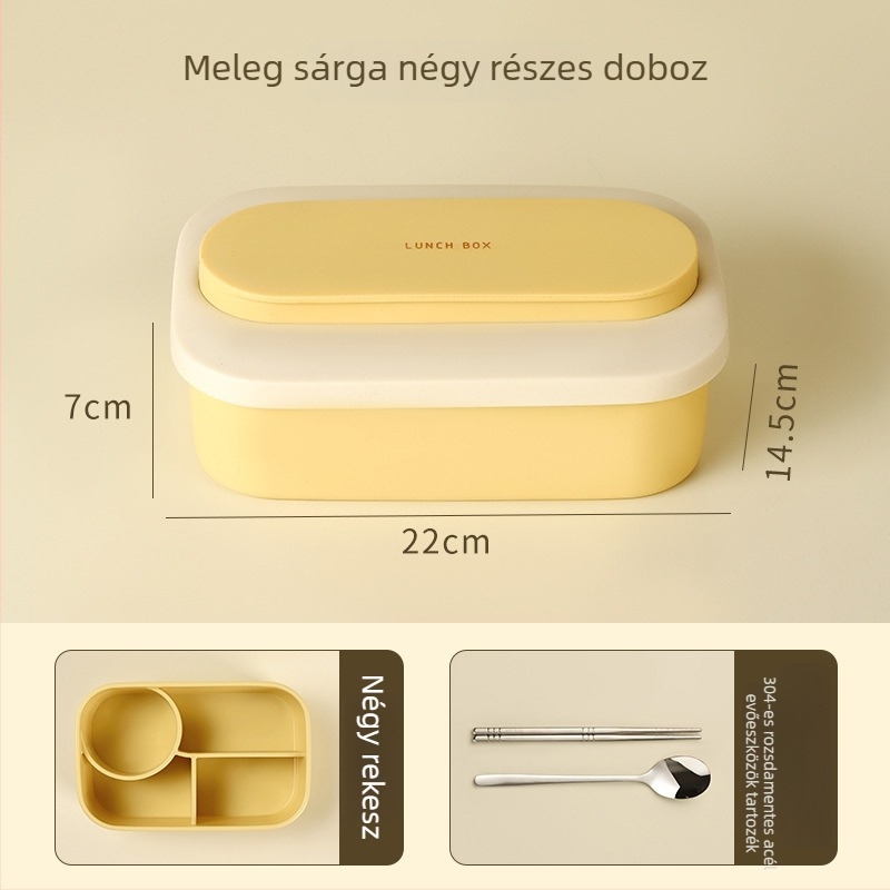 Szilikon ebédes doboz, élelmiszer-minőségű, kerek formájú, egy rétegű, melegen tartja, kapacitás 300 ml alatt