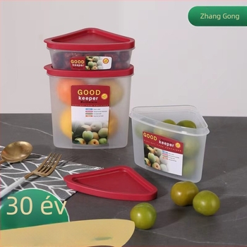 Élelmiszer-minőségű hűtőszekrény tároló dobozok, fagyasztáshoz és mikrohullámú melegítéshez, három darab, nordic stílus, 800-1000 ml és 501-800 ml
