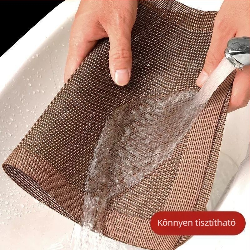 Ventilátor alakú asztali alátét, vízálló, hőszigetelő, PVC
