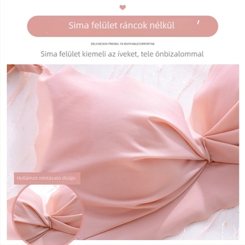 Vezeték nélküli női formázó melltartó szett, 3/4 kosár, állítható pántok, hátsó háromoszlopos zár, lélegző nylon anyag