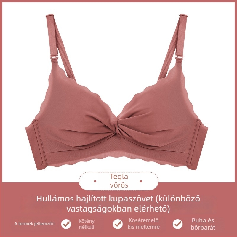 Vezeték nélküli női formázó melltartó szett, 3/4 kosár, állítható pántok, hátsó háromoszlopos zár, lélegző nylon anyag