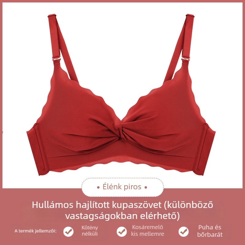 Vezeték nélküli női formázó melltartó szett, 3/4 kosár, állítható pántok, hátsó háromoszlopos zár, lélegző nylon anyag