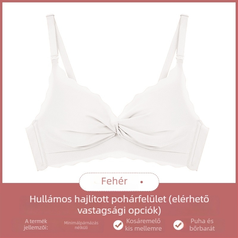 Vezeték nélküli női formázó melltartó szett, 3/4 kosár, állítható pántok, hátsó háromoszlopos zár, lélegző nylon anyag