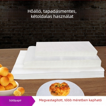 Szilikon bevonat sütőpapír sütéshez és pirításhoz – sütőhöz, Air Fryerhez, grillhez, élelmiszer-minőségű