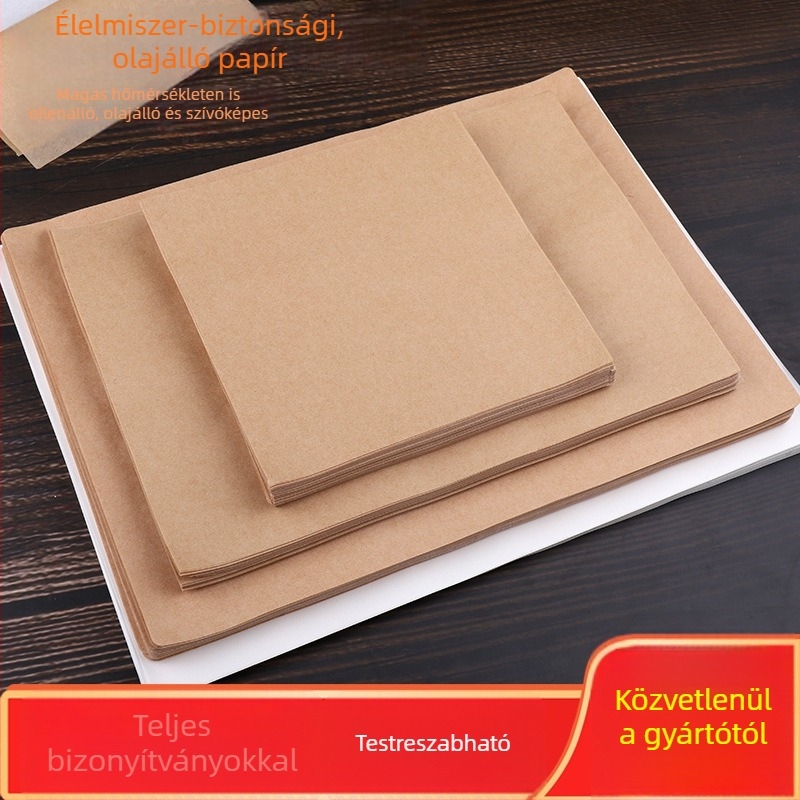 Olajfelszívó sütőpapír – bevonat nélküli, 35 g/m²