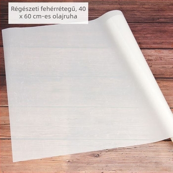 Magas hőmérsékletű, tapadásmentes sütőmat PTFE bevonatú olajvászonból, újrafelhasználható, 130 g/m²