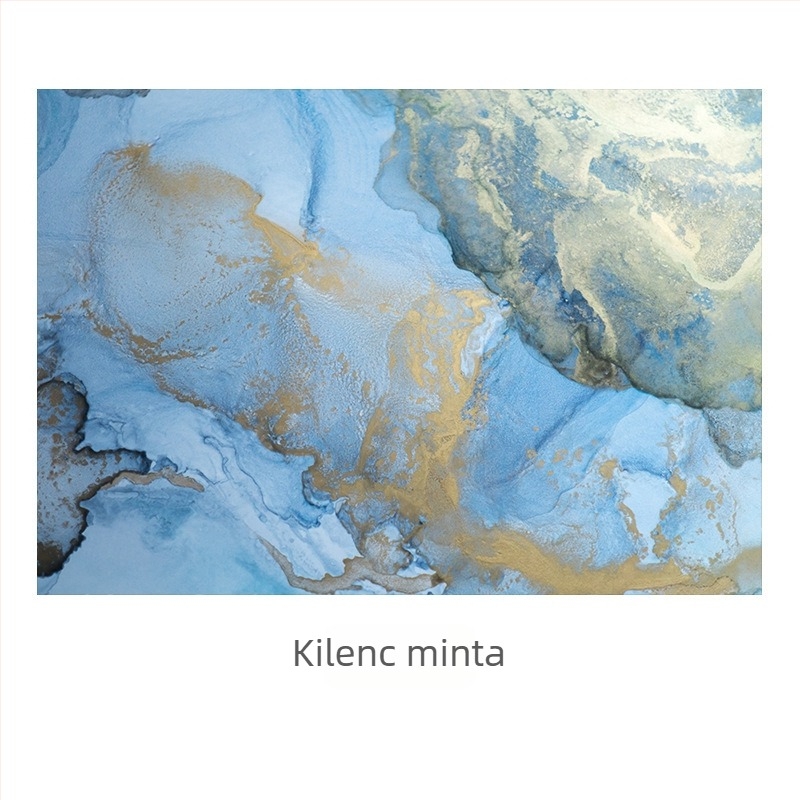 Bőr étkező alátét virágos mintával, négyszögletes, skandináv stílus, Lai Cai márka