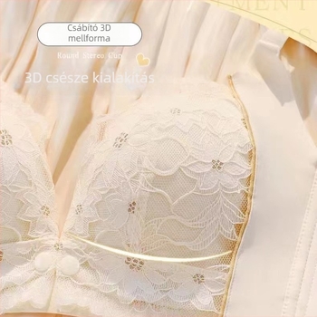 6833 elülső záródású szoptatós melltartó; nylon alapanyag; pamut bélés 30–50%; vékony formázott kosarak; szoptatási funkció