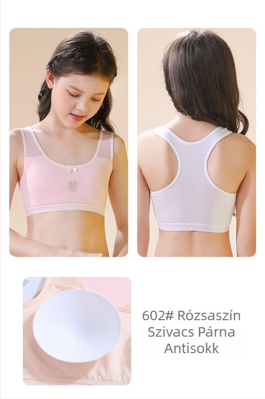 100% pamut, lélegző női melltartó hátsó dizájnnal