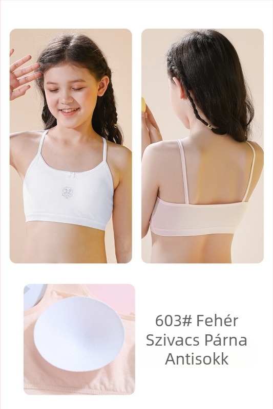 100% pamut, lélegző női melltartó hátsó dizájnnal