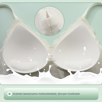 Nyári seamless csipkés melltartó nőknek, kis kosárhoz, gyengéd emelés, vezeték nélküli, anti-lógás