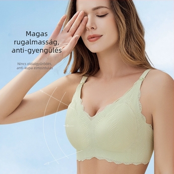 Terhességi- és szoptatós melltartó, anti-sagging push-up, seamless egyrészes dizájn, anyaga nylon, bélés elasztán 30–50%