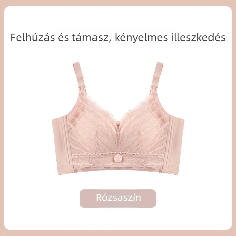 Terhességi- és szoptatós melltartó, anti-sagging push-up, seamless egyrészes dizájn, anyaga nylon, bélés elasztán 30–50%