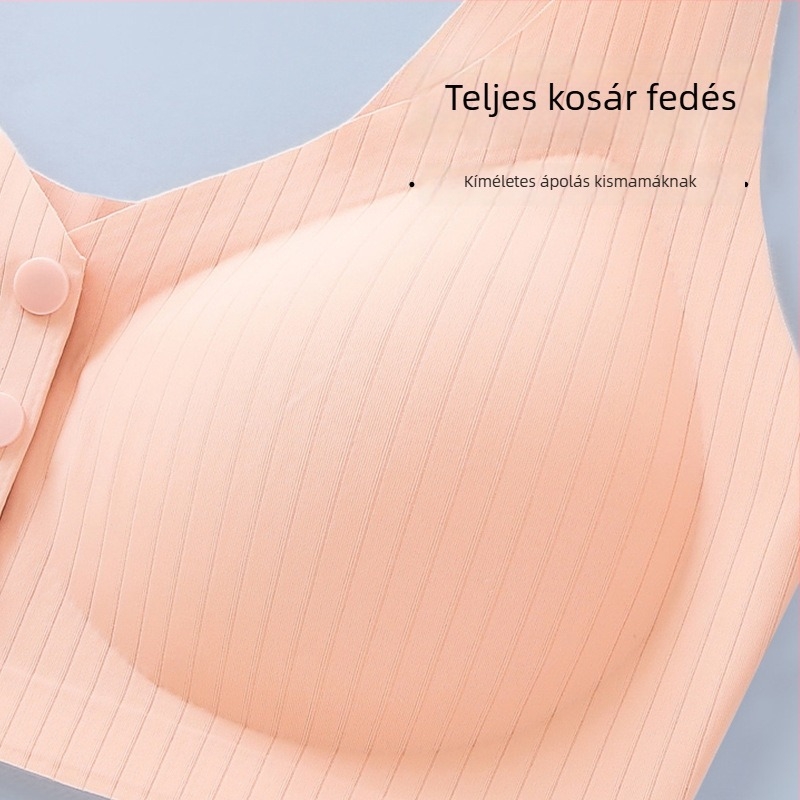 Nagy méretű kismama melltartó: kényelmes oldalsó támogatás és hátformázás