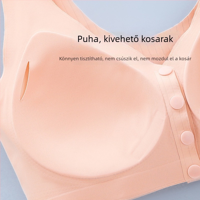 Nagy méretű kismama melltartó: kényelmes oldalsó támogatás és hátformázás