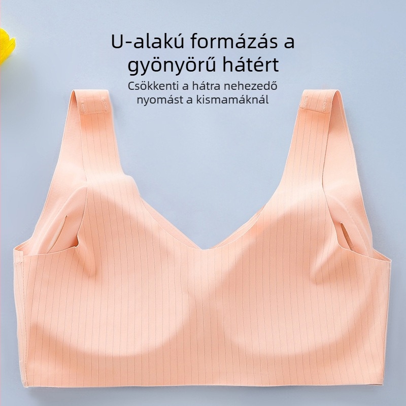 Nagy méretű kismama melltartó: kényelmes oldalsó támogatás és hátformázás